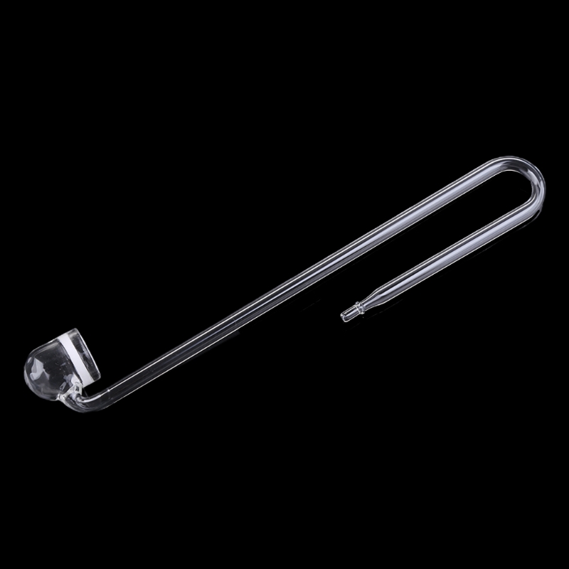 Aquarium Liquid Carbon - Glass CO2 Diffuser Transparent Atomizer U-shape