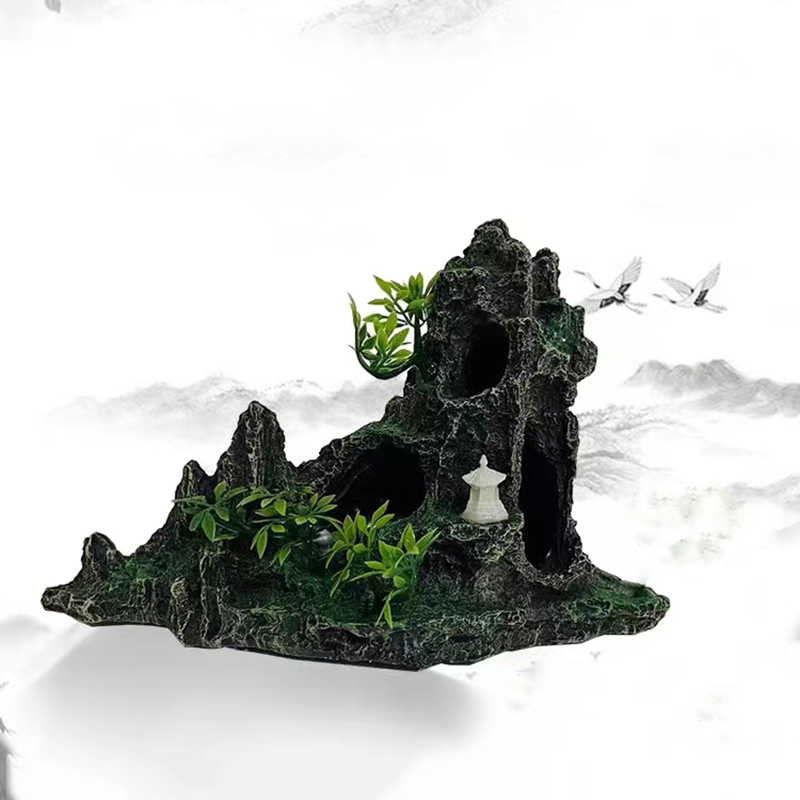 Resin Aquarium Rockery Mountai - Aquarium Plant Substrate 评论和价格
