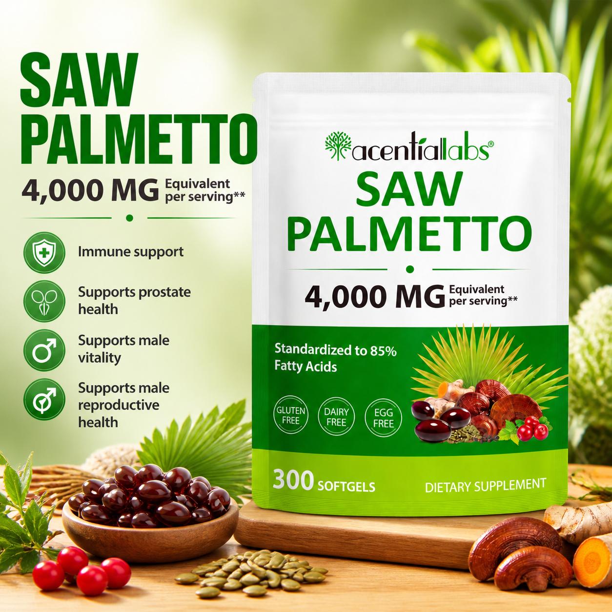 Saw Palmetto Softgels with 85% - Planted Tank 评论和价格