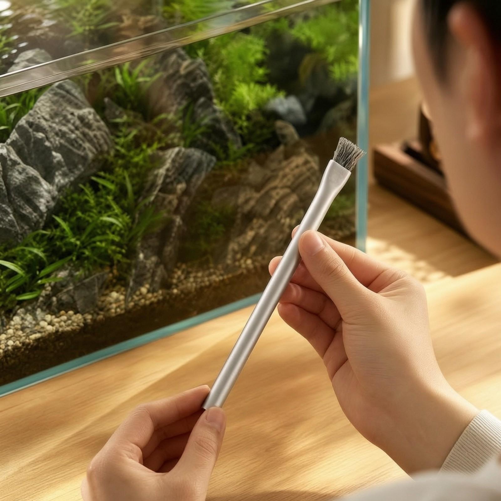 Aquatic Garden Cleaning Brush  - Aquarium Driftwood 评论和价格