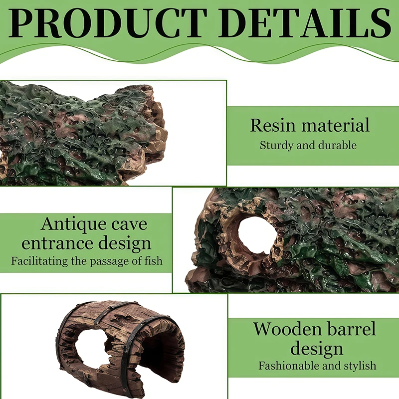 3Pcs Aquarium Resin Decoration - Aquarium Plant Substrate 评论和价格