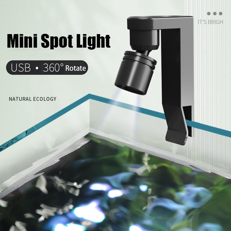 USB Clamp Light Waterproof Whi - Aquarium Plant Light 评论和价格