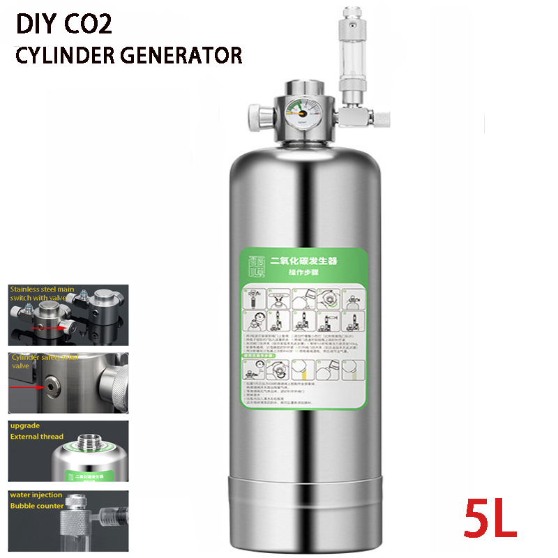 5L Aquarium CO2 Generator CO2  - Aquarium Liquid Carbon 评论和价格