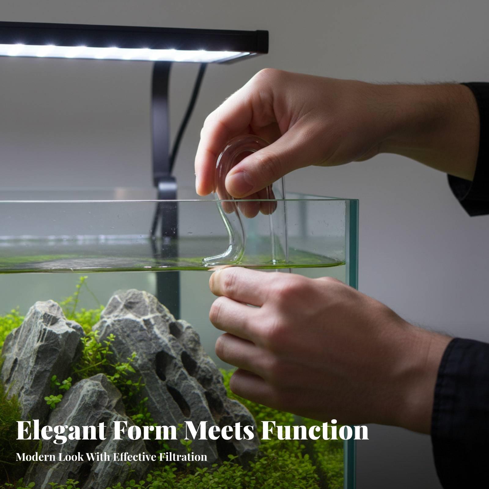 Planted Tank Glass Lily Pipe I - Aquarium Planted Tank Filter 评论和价格