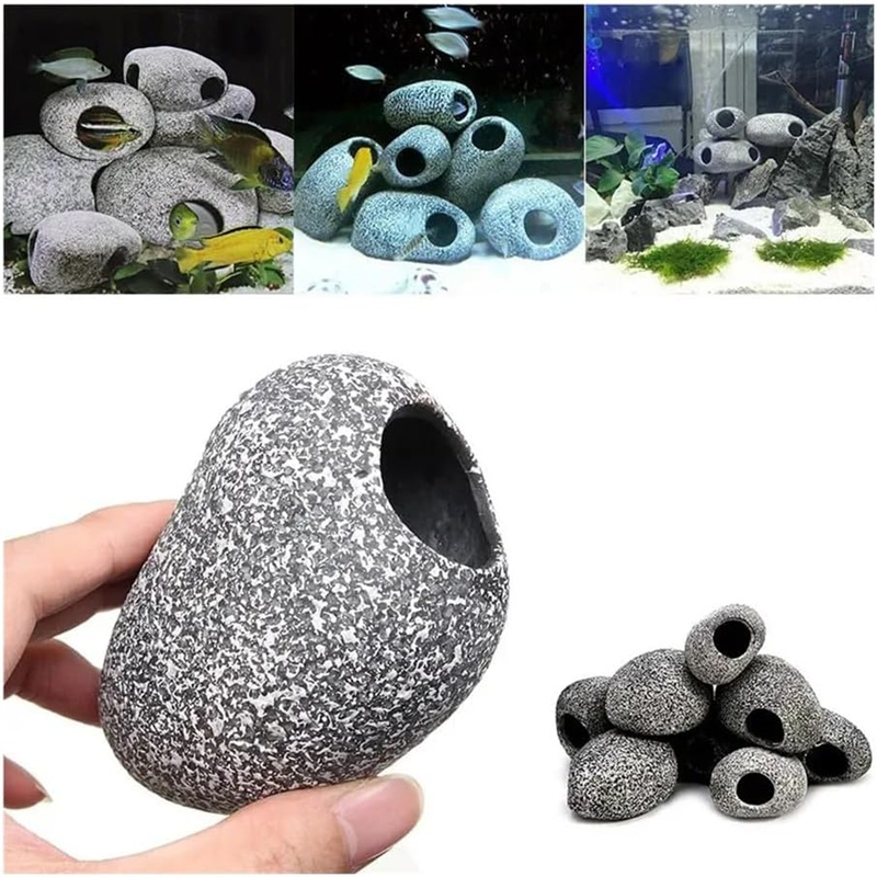 1/2Pcs Aquarium Cichlid Stone  - Aquarium Plants Live 评论和价格